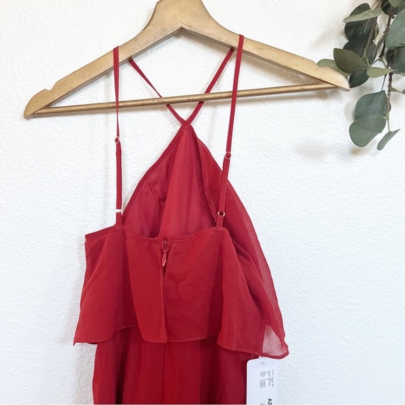 AZAZIE- NWT JBD Junior Bridesmaid Dress In Rust - Picture 6 of 9